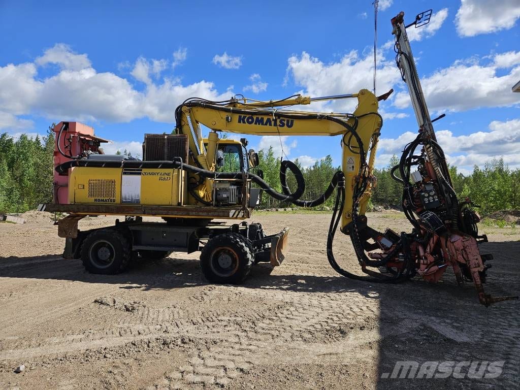 2008 Sandvik DQ 240 ja Komatsu PW 180-7K