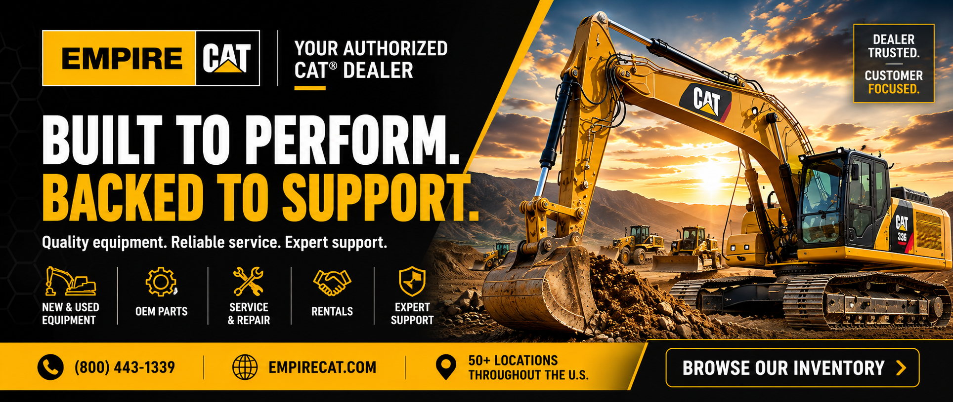 Empire CAT marketplace advertisement
