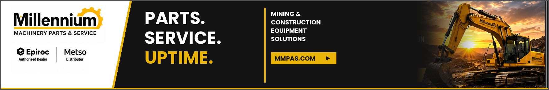 Millennium Machinery Parts and Service advertisement